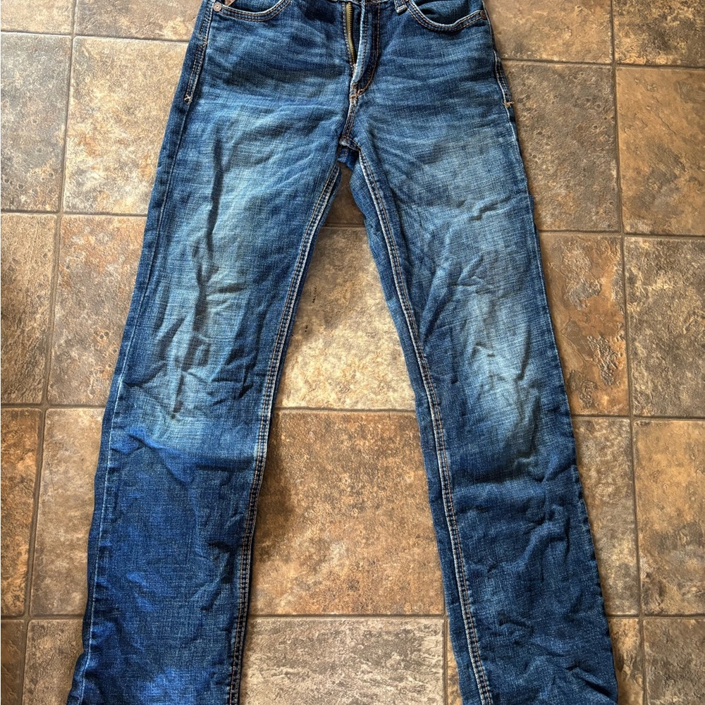 Ariat Blue Straight Jeans Classic Denim Style